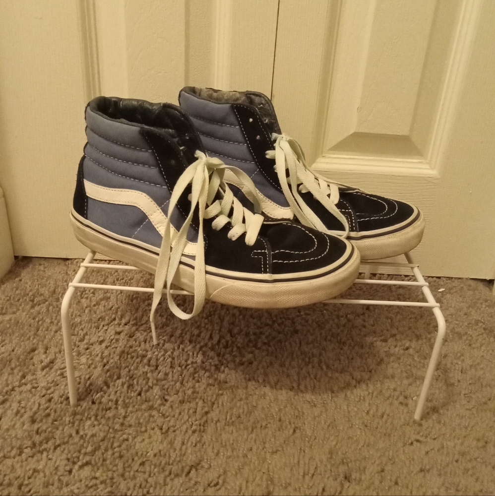 VANS High-Top Blue Sneaker Men's 5.5 Women's 7 HTF